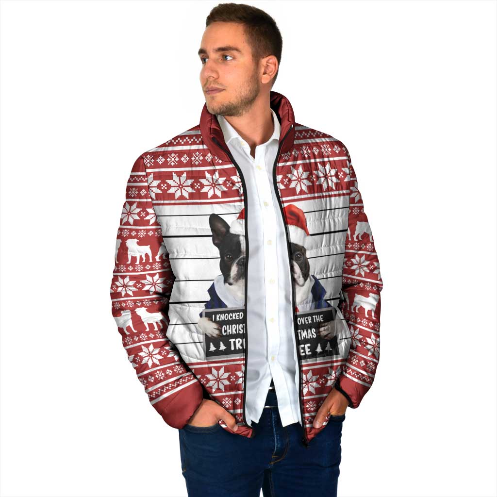 I Knocked Over Yhe Christmas Tree Christmas Christmas Padded Jacket Xmas Holiday Patterns - Wonder Print Shop
