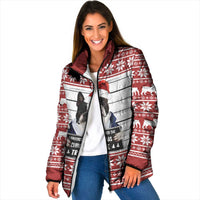 I Knocked Over Yhe Christmas Tree Christmas Christmas Padded Jacket Xmas Holiday Patterns - Wonder Print Shop