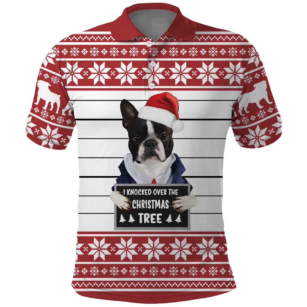 I Knocked Over Yhe Christmas Tree Christmas Christmas Polo Shirt Xmas Holiday Patterns - Wonder Print Shop
