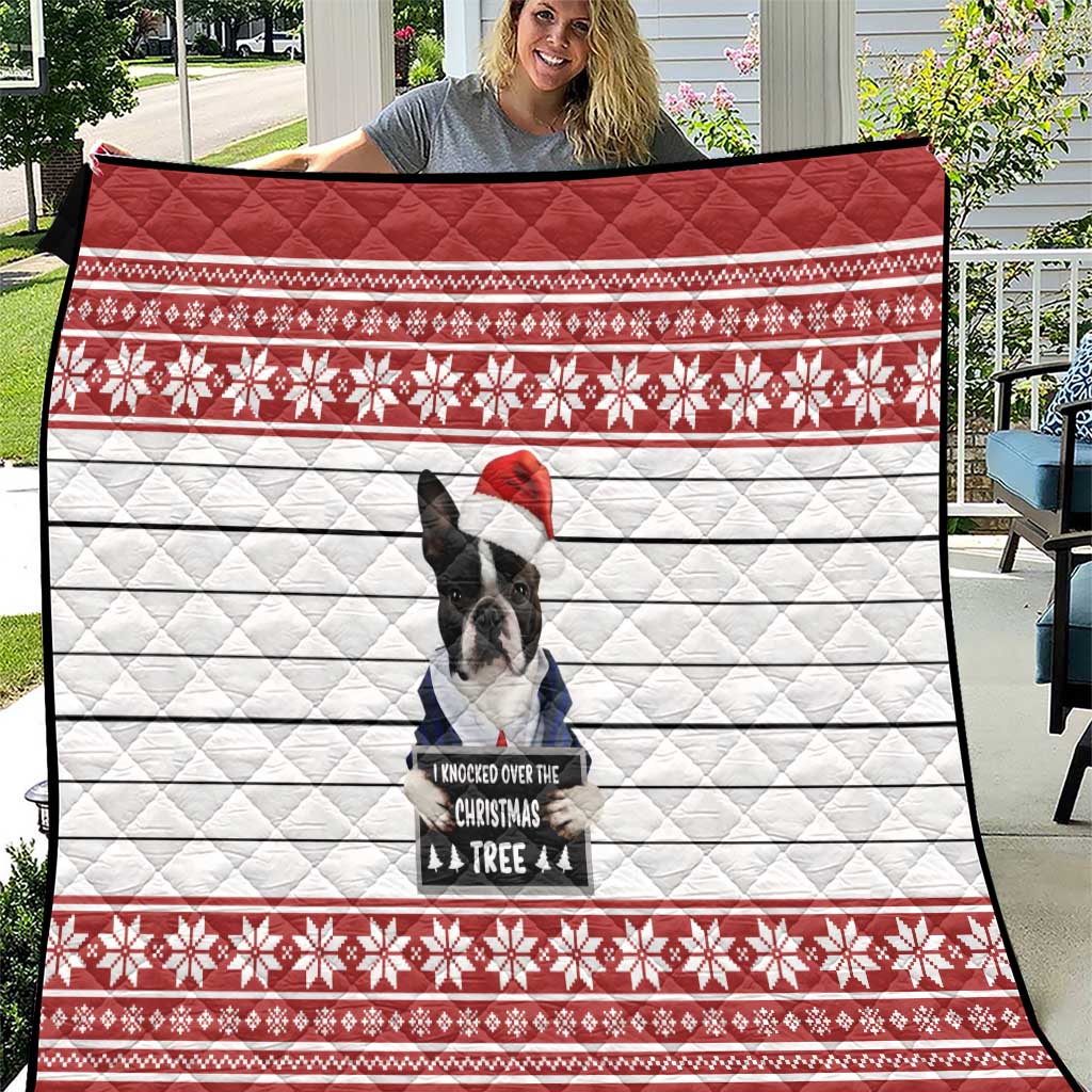 I Knocked Over Yhe Christmas Tree Christmas Christmas Quilt Xmas Holiday Patterns - Wonder Print Shop