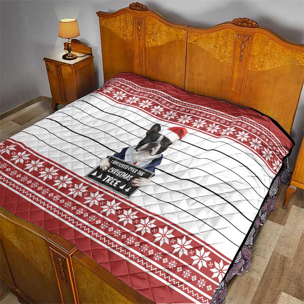 I Knocked Over Yhe Christmas Tree Christmas Christmas Quilt Xmas Holiday Patterns - Wonder Print Shop