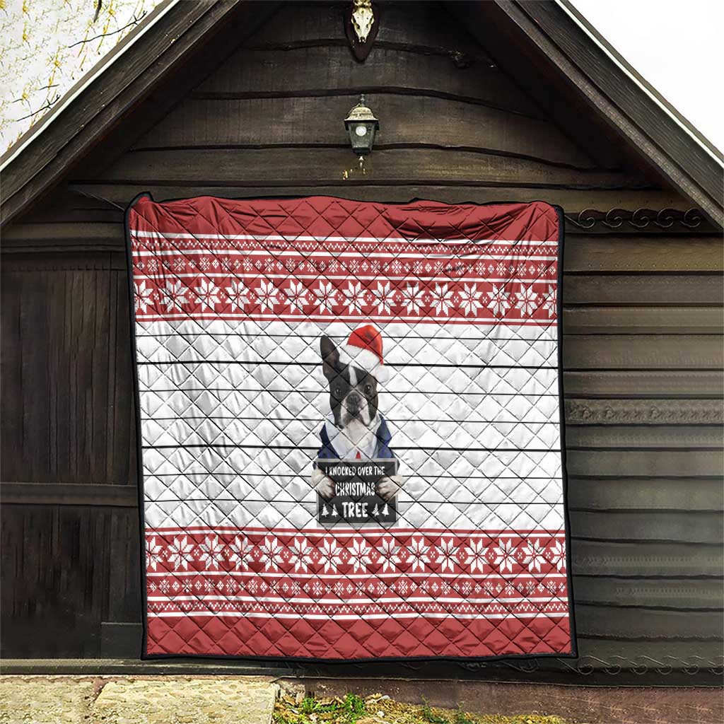 I Knocked Over Yhe Christmas Tree Christmas Christmas Quilt Xmas Holiday Patterns - Wonder Print Shop