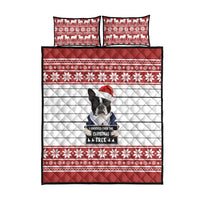 I Knocked Over Yhe Christmas Tree Christmas Christmas Quilt Bed Set Xmas Holiday Patterns - Wonder Print Shop