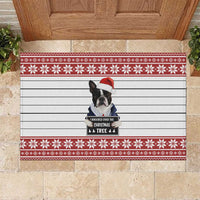 I Knocked Over Yhe Christmas Tree Christmas Christmas Rubber Doormat Xmas Holiday Patterns - Wonder Print Shop