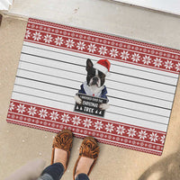 I Knocked Over Yhe Christmas Tree Christmas Christmas Rubber Doormat Xmas Holiday Patterns - Wonder Print Shop