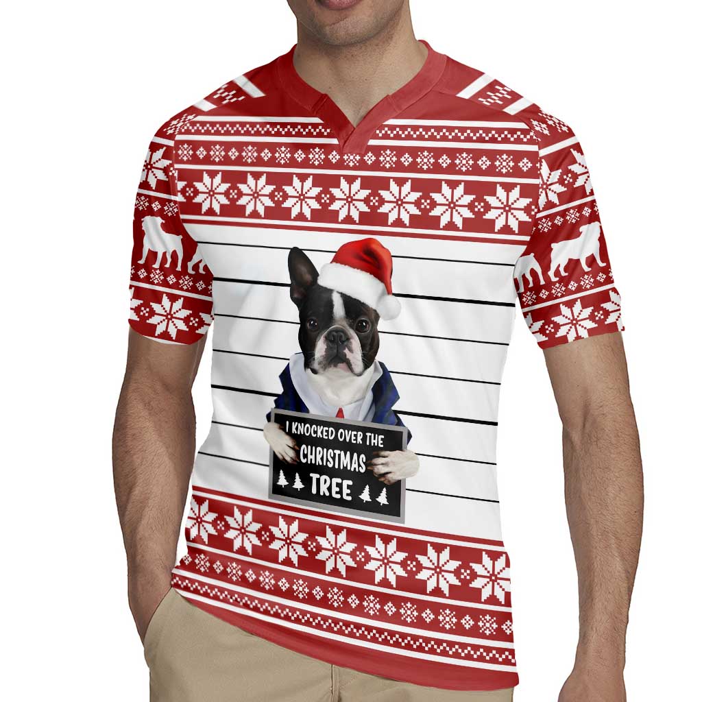 I Knocked Over Yhe Christmas Tree Christmas Christmas Rugby Jersey Xmas Holiday Patterns - Wonder Print Shop