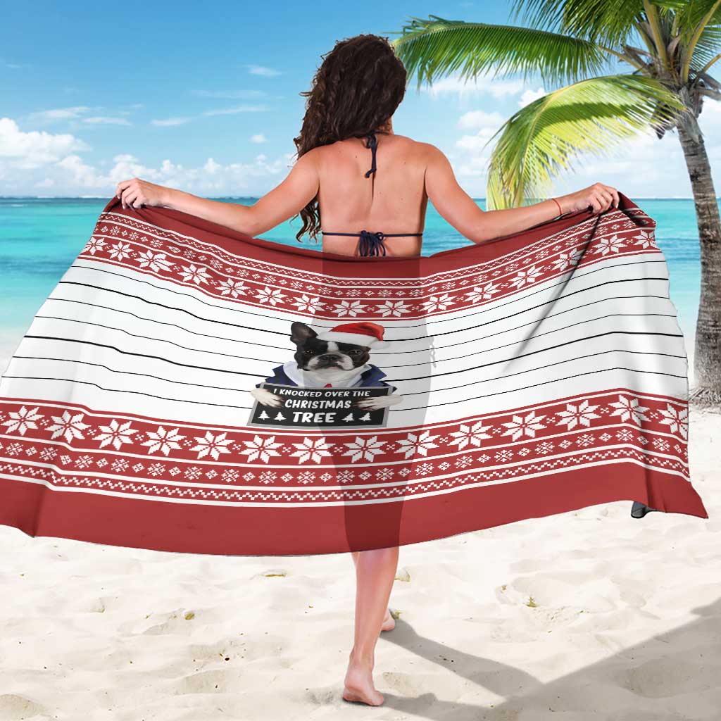 I Knocked Over Yhe Christmas Tree Christmas Christmas Sarong Xmas Holiday Patterns - Wonder Print Shop