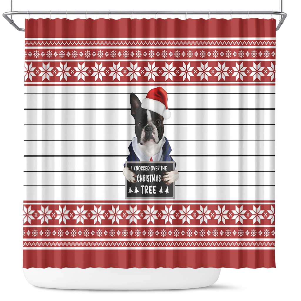 I Knocked Over Yhe Christmas Tree Christmas Christmas Shower Curtain Xmas Holiday Patterns - Wonder Print Shop