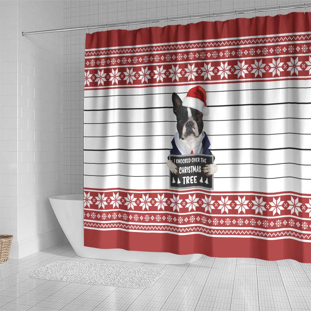 I Knocked Over Yhe Christmas Tree Christmas Christmas Shower Curtain Xmas Holiday Patterns - Wonder Print Shop