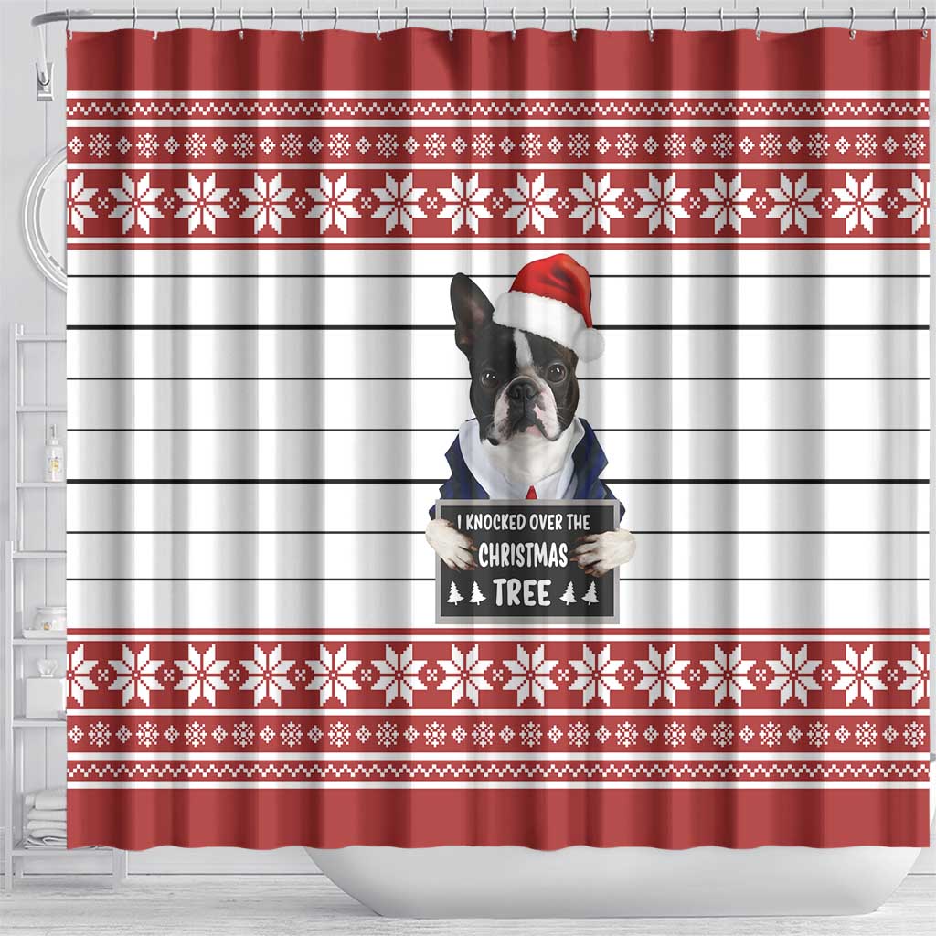 I Knocked Over Yhe Christmas Tree Christmas Christmas Shower Curtain Xmas Holiday Patterns - Wonder Print Shop