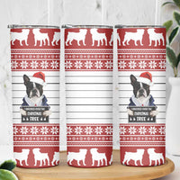 I Knocked Over Yhe Christmas Tree Christmas Christmas Skinny Tumbler Xmas Holiday Patterns - Wonder Print Shop
