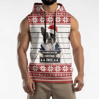 I Knocked Over Yhe Christmas Tree Christmas Christmas Sleeveless Hoodie Xmas Holiday Patterns - Wonder Print Shop