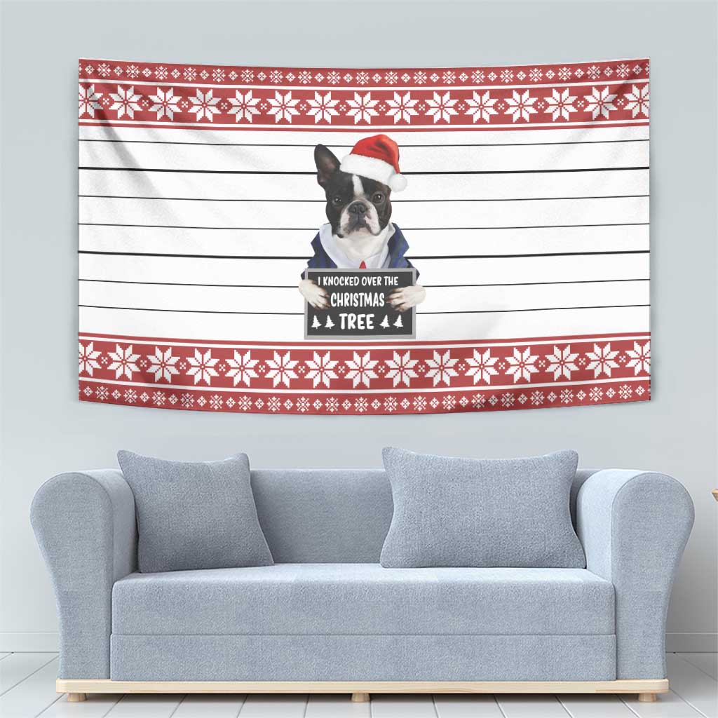 I Knocked Over Yhe Christmas Tree Christmas Christmas Tapestry Xmas Holiday Patterns - Wonder Print Shop