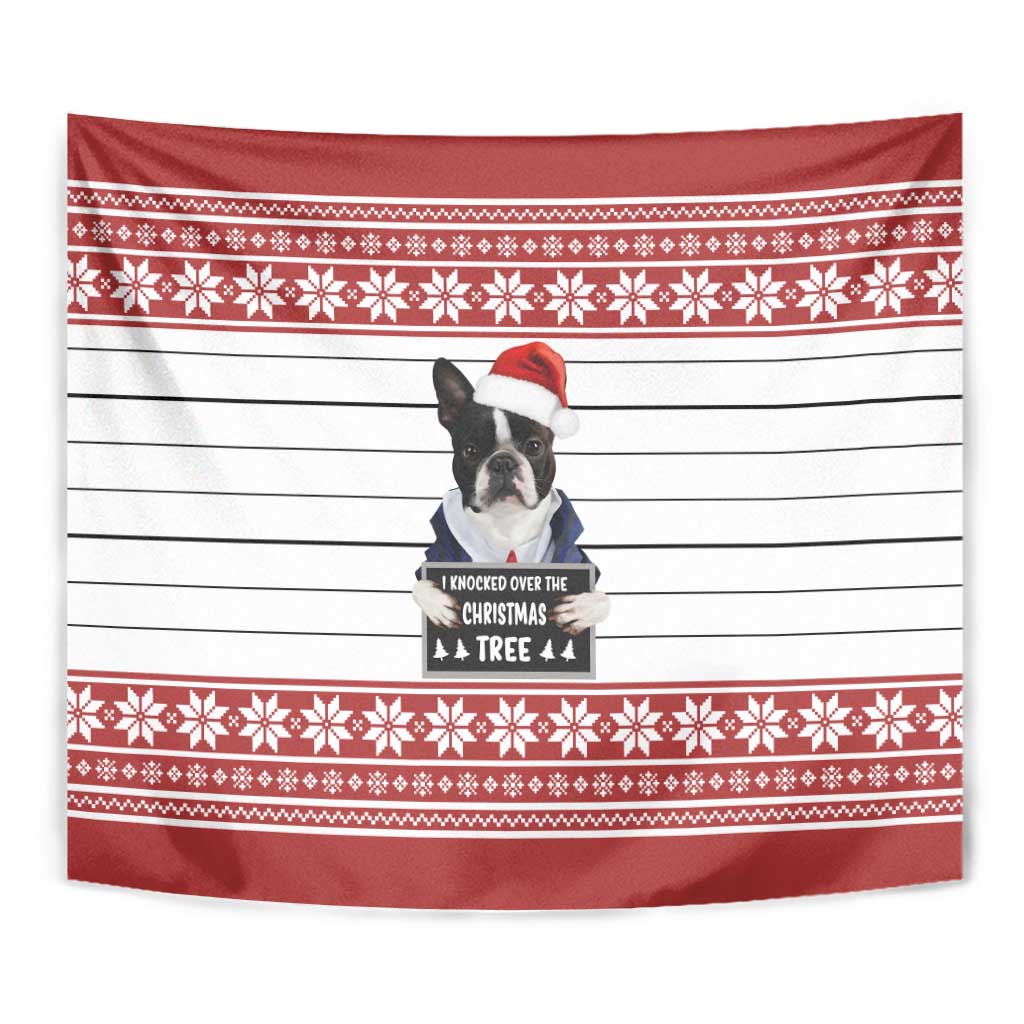 I Knocked Over Yhe Christmas Tree Christmas Christmas Tapestry Xmas Holiday Patterns - Wonder Print Shop