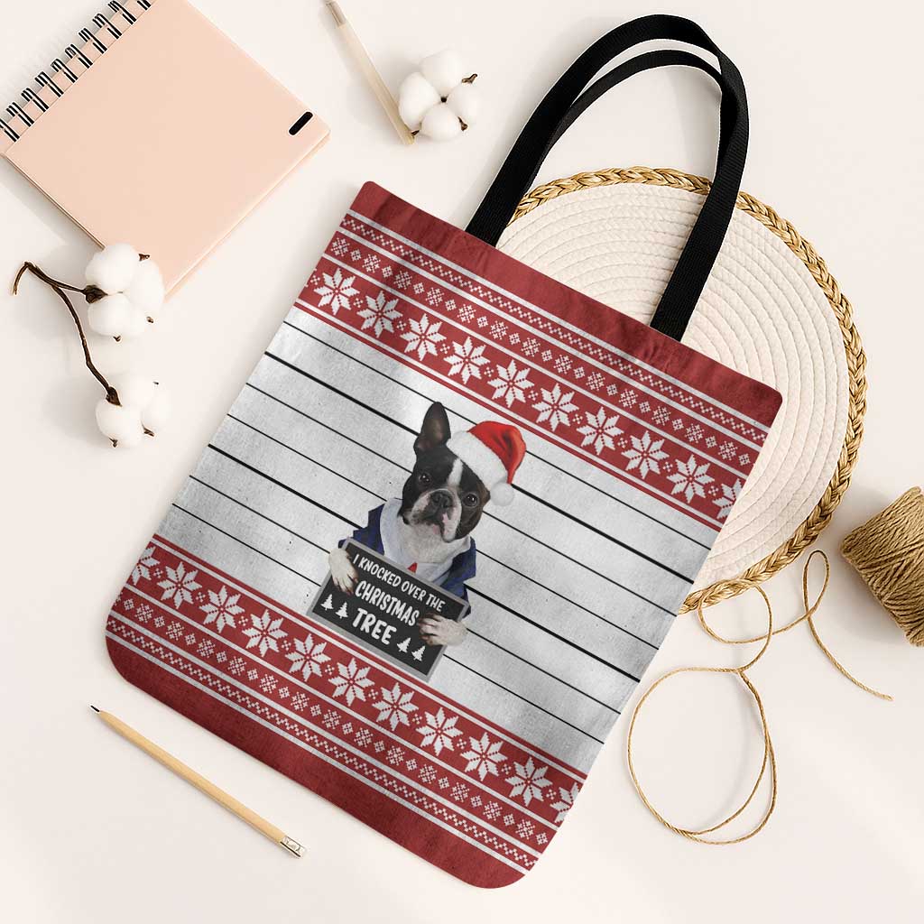 I Knocked Over Yhe Christmas Tree Christmas Christmas Tote Bag Xmas Holiday Patterns - Wonder Print Shop