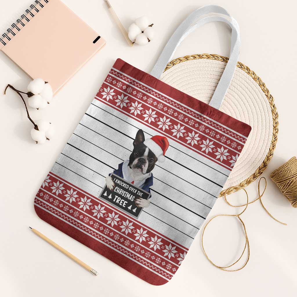 I Knocked Over Yhe Christmas Tree Christmas Christmas Tote Bag Xmas Holiday Patterns - Wonder Print Shop