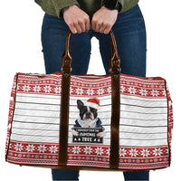 I Knocked Over Yhe Christmas Tree Christmas Christmas Travel Bag Xmas Holiday Patterns - undefined