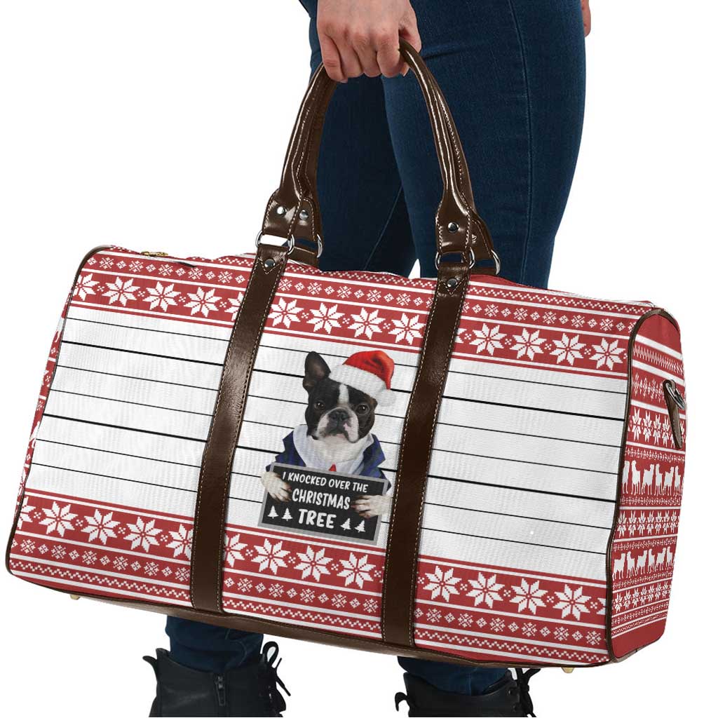 I Knocked Over Yhe Christmas Tree Christmas Christmas Travel Bag Xmas Holiday Patterns - undefined