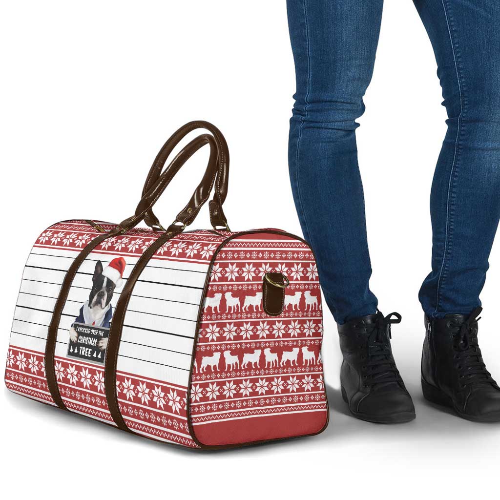 I Knocked Over Yhe Christmas Tree Christmas Christmas Travel Bag Xmas Holiday Patterns - undefined