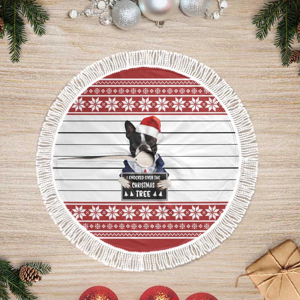 I Knocked Over Yhe Christmas Tree Christmas Tree Skirt Xmas Holiday Patterns - Wonder Print Shop