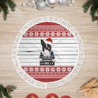 I Knocked Over Yhe Christmas Tree Christmas Tree Skirt Xmas Holiday Patterns - Wonder Print Shop