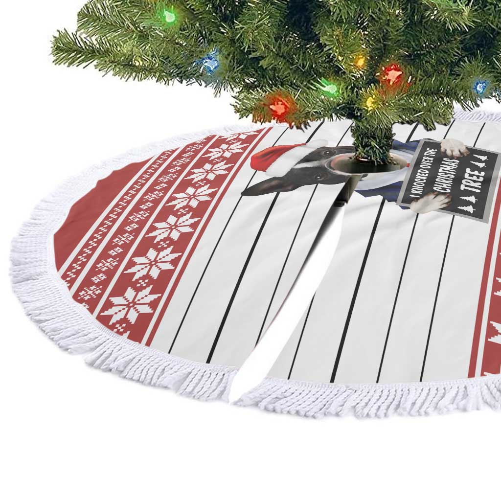 I Knocked Over Yhe Christmas Tree Christmas Tree Skirt Xmas Holiday Patterns - Wonder Print Shop