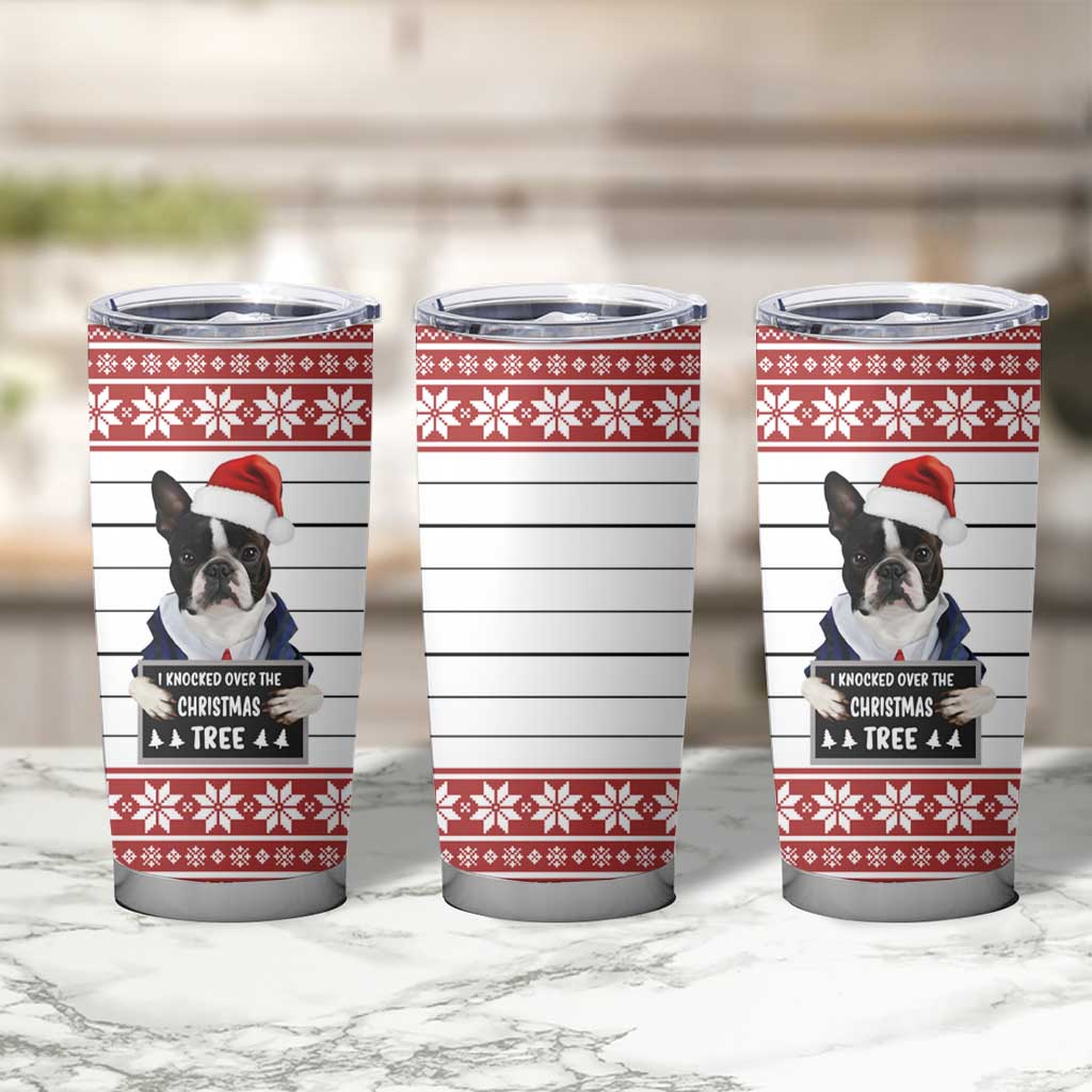 I Knocked Over Yhe Christmas Tree Christmas Christmas Tumbler Cup Xmas Holiday Patterns - Wonder Print Shop