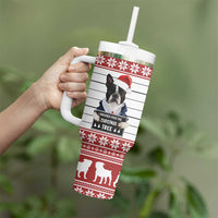I Knocked Over Yhe Christmas Tree Christmas Christmas Tumbler With Handle Xmas Holiday Patterns - Wonder Print Shop