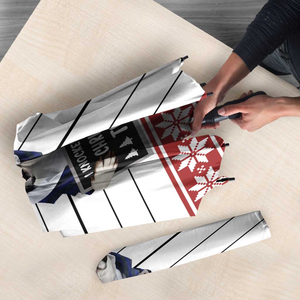 I Knocked Over Yhe Christmas Tree Christmas Christmas Umbrella Xmas Holiday Patterns - Wonder Print Shop