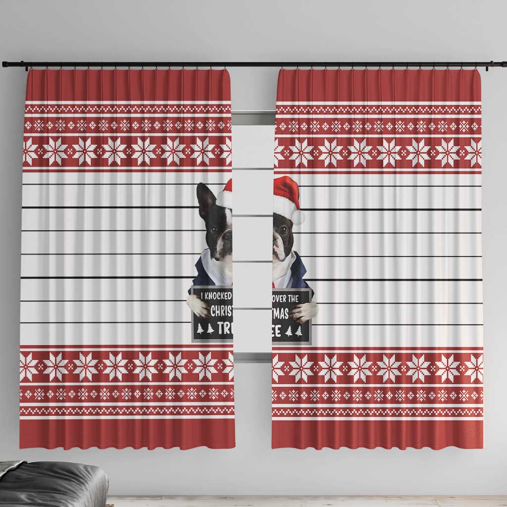 I Knocked Over Yhe Christmas Tree Christmas Christmas Window Curtain Xmas Holiday Patterns - Wonder Print Shop