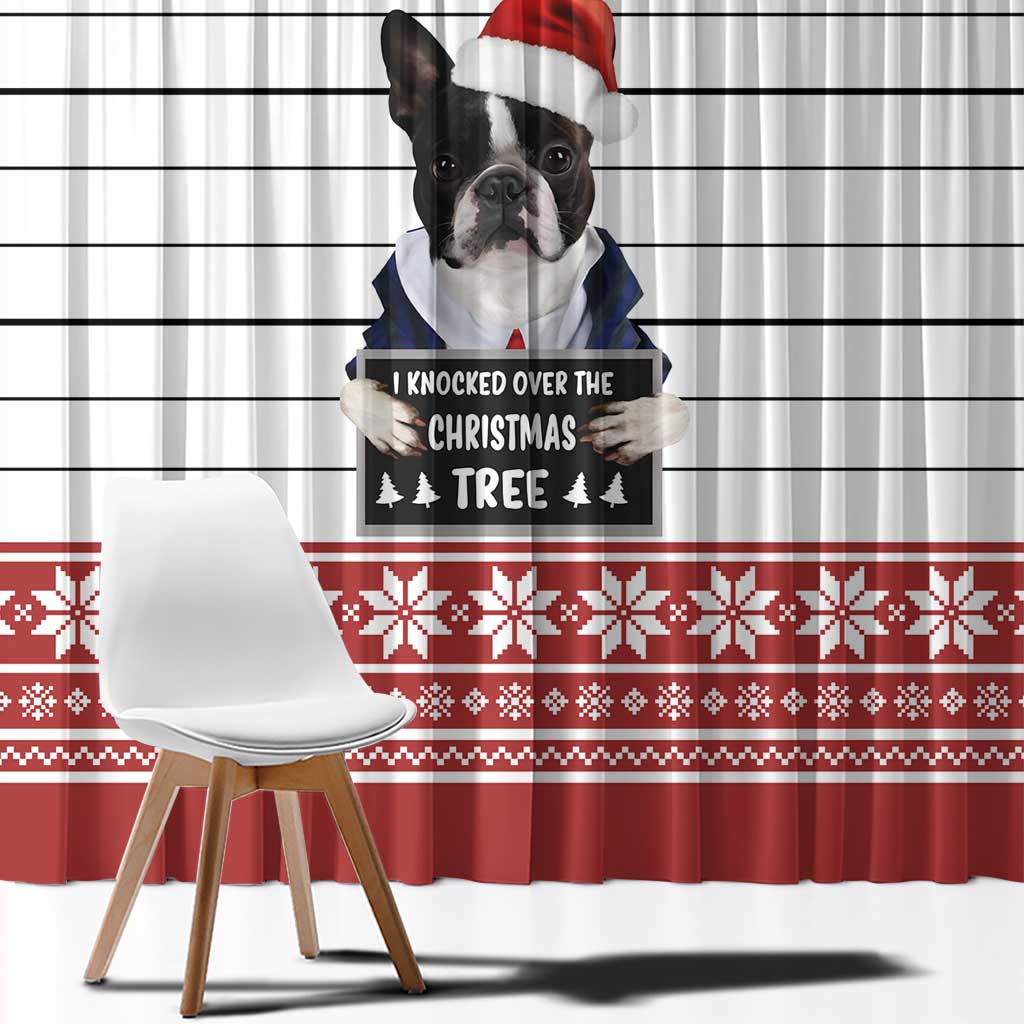 I Knocked Over Yhe Christmas Tree Christmas Christmas Window Curtain Xmas Holiday Patterns - Wonder Print Shop