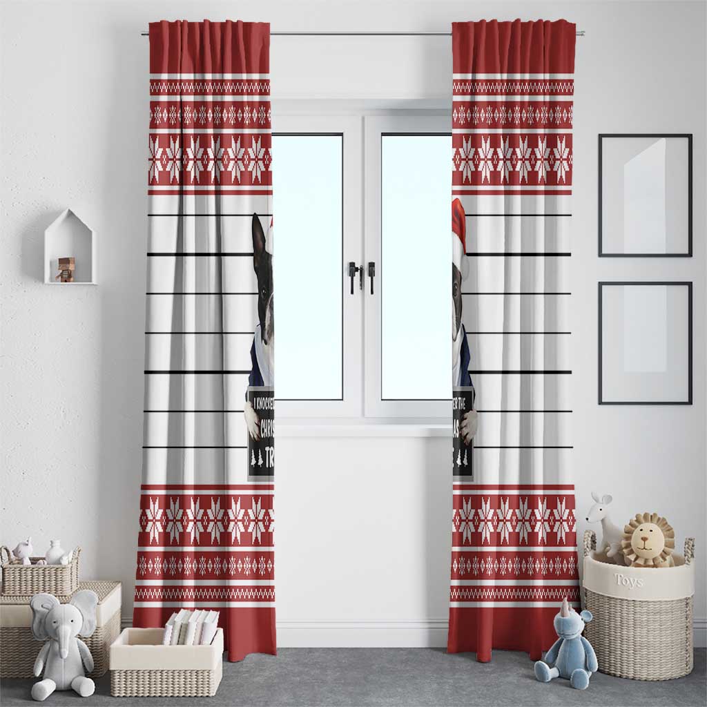 I Knocked Over Yhe Christmas Tree Christmas Christmas Window Curtain Xmas Holiday Patterns - Wonder Print Shop