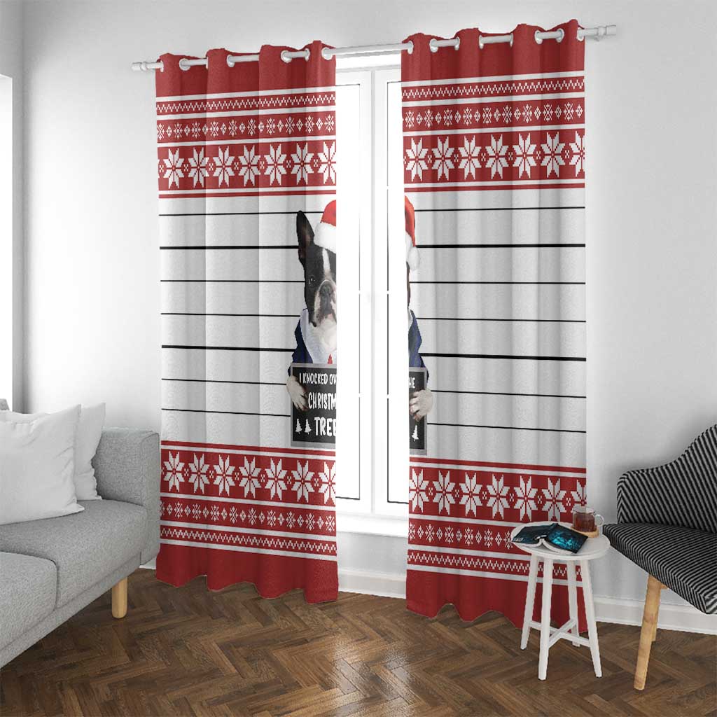 I Knocked Over Yhe Christmas Tree Christmas Christmas Window Curtain Xmas Holiday Patterns - Wonder Print Shop