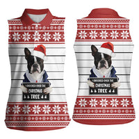 I Knocked Over Yhe Christmas Tree Christmas Christmas Women Sleeveless Polo Shirt Xmas Holiday Patterns - Wonder Print Shop