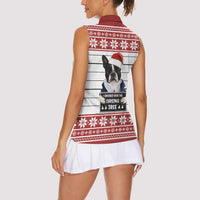I Knocked Over Yhe Christmas Tree Christmas Christmas Women Sleeveless Polo Shirt Xmas Holiday Patterns - Wonder Print Shop