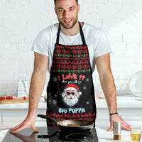 I Love It When You Call Me Big Poppa Christmas Christmas Apron Xmas Holiday Patterns - Wonder Print Shop