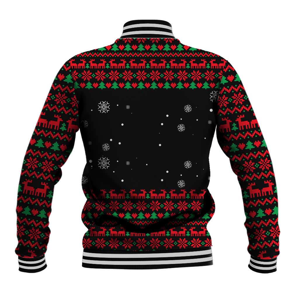I Love It When You Call Me Big Poppa Christmas Christmas Baseball Jacket Xmas Holiday Patterns - Wonder Print Shop