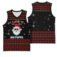 I Love It When You Call Me Big Poppa Christmas Christmas Basketball Jersey Xmas Holiday Patterns - Wonder Print Shop