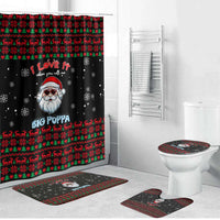I Love It When You Call Me Big Poppa Christmas Christmas Bathroom Set Xmas Holiday Patterns - Wonder Print Shop