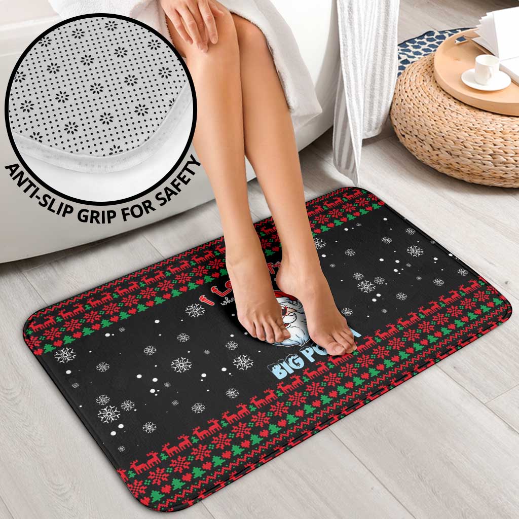 I Love It When You Call Me Big Poppa Christmas Christmas Bathroom Set Xmas Holiday Patterns - Wonder Print Shop