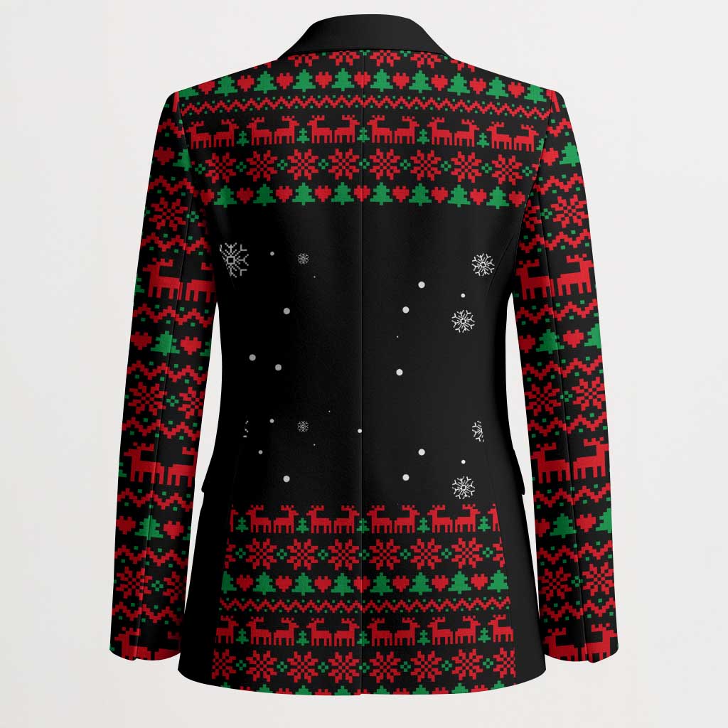 I Love It When You Call Me Big Poppa Christmas Christmas Blazer Xmas Holiday Patterns - Wonder Print Shop
