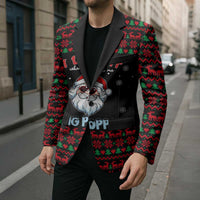 I Love It When You Call Me Big Poppa Christmas Christmas Blazer Xmas Holiday Patterns - Wonder Print Shop