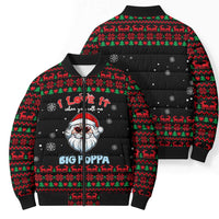 I Love It When You Call Me Big Poppa Christmas Christmas Bomber Puffer Jacket Xmas Holiday Patterns - Wonder Print Shop