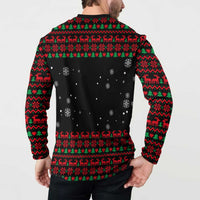 I Love It When You Call Me Big Poppa Christmas Christmas Button Sweatshirt Xmas Holiday Patterns - Wonder Print Shop