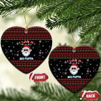 I Love It When You Call Me Big Poppa Christmas Ceramic Ornament Xmas Holiday Patterns - Wonder Print Shop