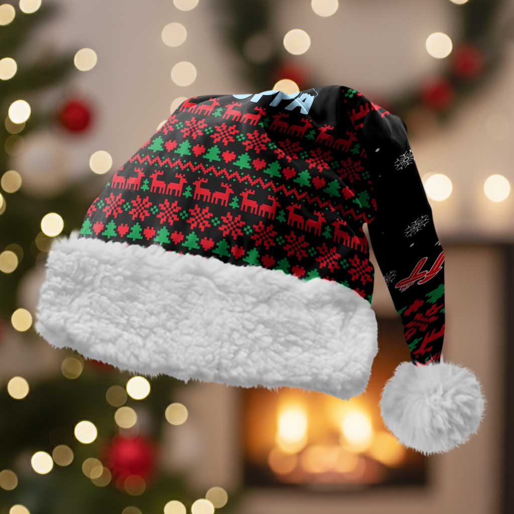 I Love It When You Call Me Big Poppa Christmas Christmas Santa Hat Xmas Holiday Patterns - Wonder Print Shop