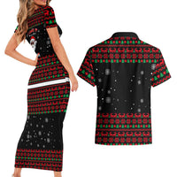 I Love It When You Call Me Big Poppa Christmas Christmas Couples Matching Short Sleeve Bodycon Dress and Hawaiian Shirt Xmas Holiday Patterns - Wonder Print Shop