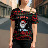 I Love It When You Call Me Big Poppa Christmas Christmas Cross Shoulder Shirt Xmas Holiday Patterns - Wonder Print Shop