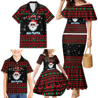 I Love It When You Call Me Big Poppa Christmas Christmas Family Matching Mermaid Dress and Hawaiian Shirt Xmas Holiday Patterns - Wonder Print Shop