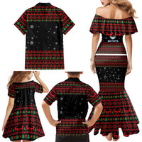 I Love It When You Call Me Big Poppa Christmas Christmas Family Matching Mermaid Dress and Hawaiian Shirt Xmas Holiday Patterns - Wonder Print Shop